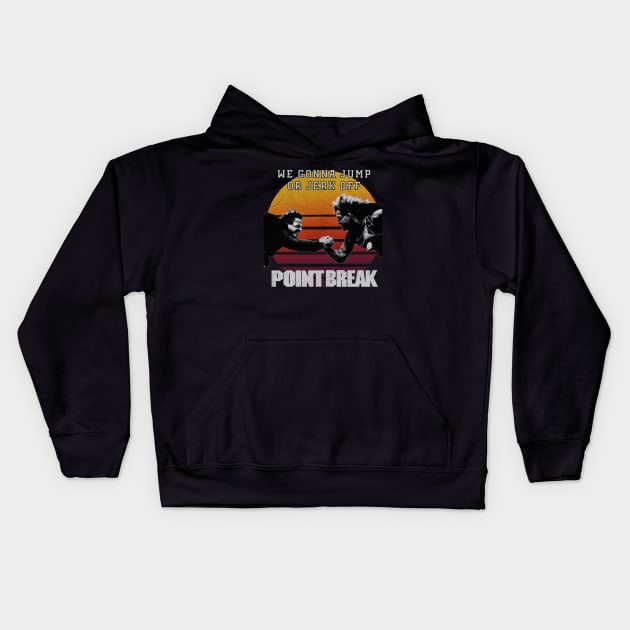 Point Break 1991 Kids Hoodie by Jazz In The Gardens